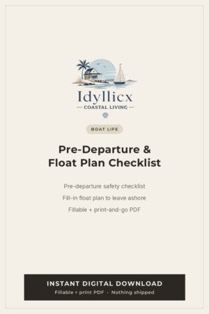 Pre-Departure & Float Plan Checklist Set