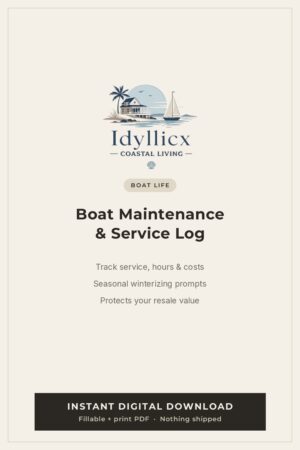 Boat Maintenance & Service Log