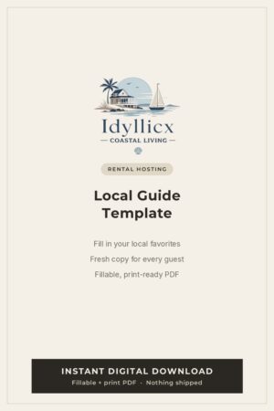 Local Guide / 'Things to Do' Template (Host Fills In)